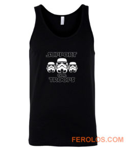 Support Our Troops Stormtrooper Star Wars Darth Vader Jedi Movie Tank Top