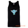 The Rock Blue Brahma Bull Logo Tank Top