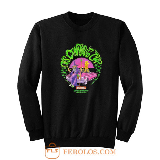 US Cannabis Cup Weed Wizard April 2017 Sweatshirt