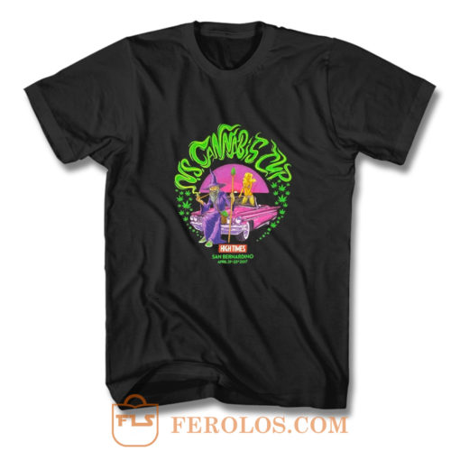US Cannabis Cup Weed Wizard April 2017 T Shirt