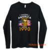 Vintage Beer 1990 Making America Great Since 1990 Beer Lover Long Sleeve