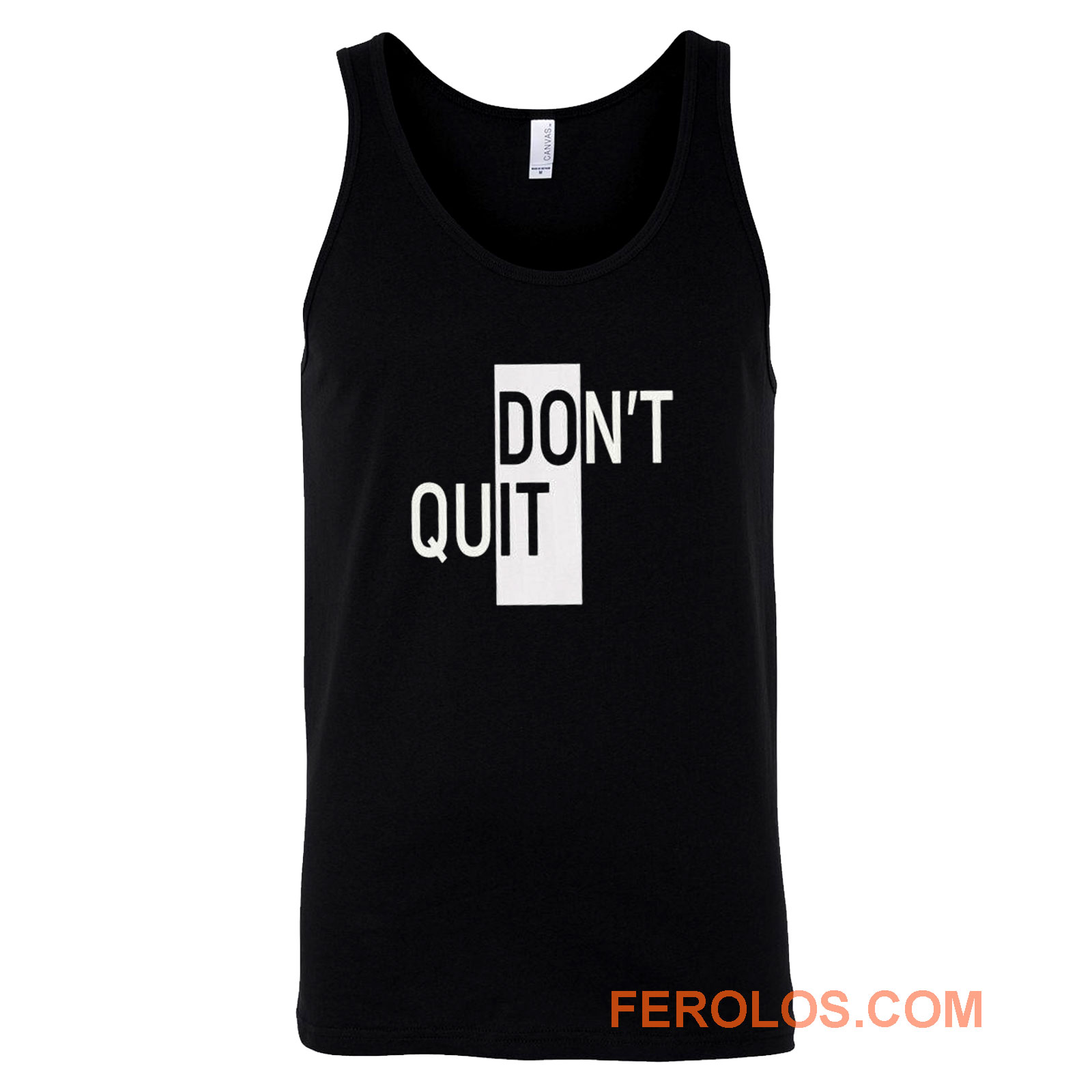 Willpower Ambiguous Print Don't Do It Quit Tank Top Men Women | FEROLOS.COM