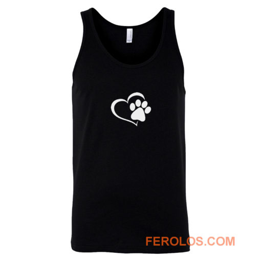 heart and Paw Dog Tank Top