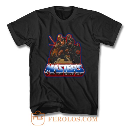 80s Classic Masters of the Universe He Man And Blade T Shirt