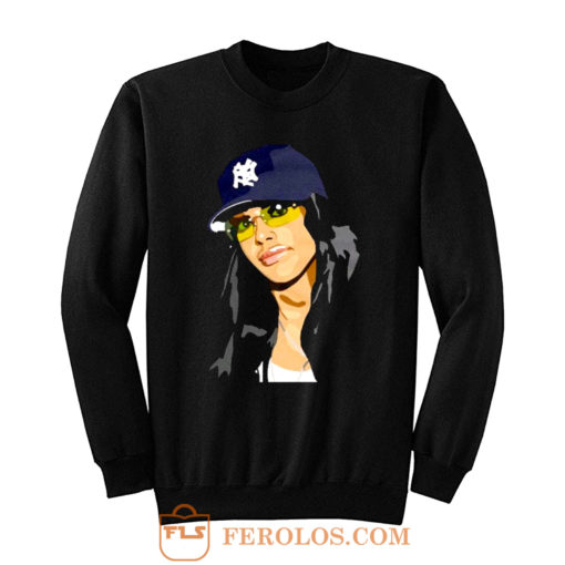 Aaliyah New York Trucker Caps Sweatshirt