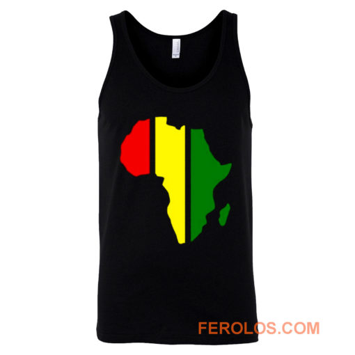 African Rasta Rastafarian or Reggae Tank Top