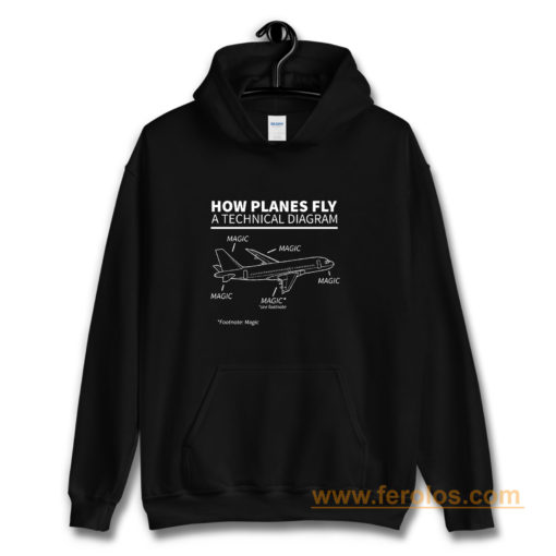 Aviation How Planes Fly Magic Hoodie