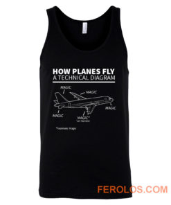 Aviation How Planes Fly Magic Tank Top