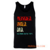 Bearded Inked Dad Like Normal Dad But Badass Vintage Tattoo Dad Tank Top