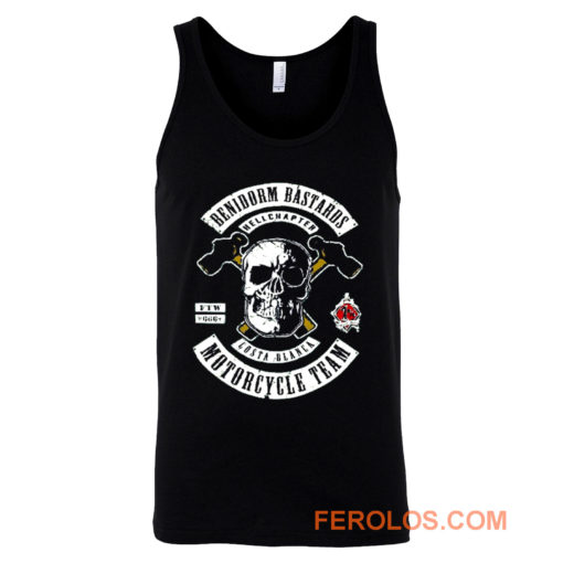 Benidorm Bastards HELLS ANGELS Motorcycle Tank Top