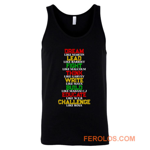 Black History and Historical Leaders Juneteenth Tank Top