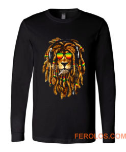 Bob Marley Smoking Joint Rasta One Love Lion Zion Long Sleeve