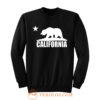 California Bear White Sweatshirt