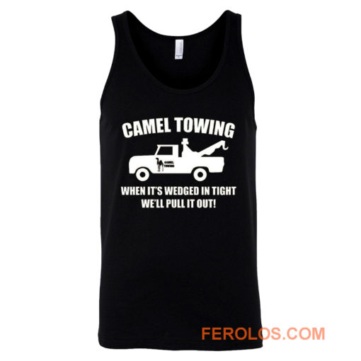 Camel Towing Adult Humor Rude Tank Top