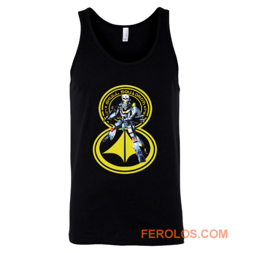 Cartoon Classic Robotech Skull Leader VF 1S Tank Top