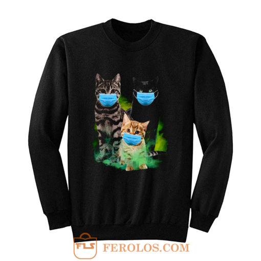 Cats with Face Mask 2020 Sweatshirt