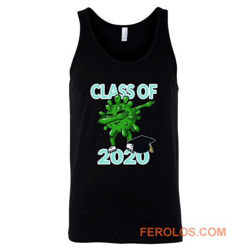 Class Of 2020 Dabbing Pandemic Graduation Quarantine Tank Top