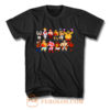 Classic Nes Nintendo 8bit Mike Tyson Punchout Characters T Shirt