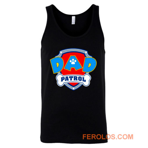 DAD Patrol Parody Paw Patrol Family Tank Top