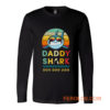 Daddy Shark Vintage Style Long Sleeve