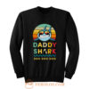 Daddy Shark Vintage Style Sweatshirt