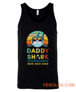 Daddy Shark Vintage Style Tank Top