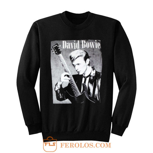 David Bowie Classic Guitarist Sweatshirt