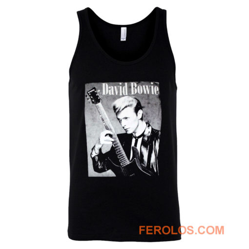 David Bowie Classic Guitarist Tank Top