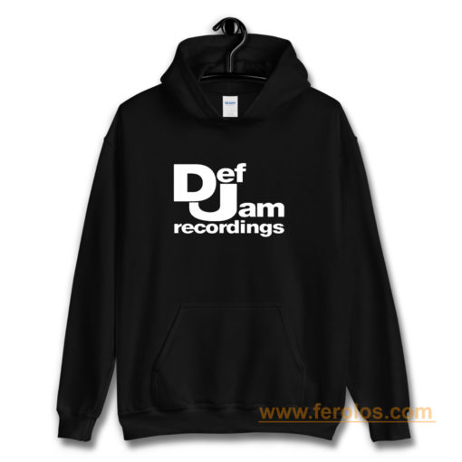 Def Jam Recordings Hip Hop Classic Music Hoodie