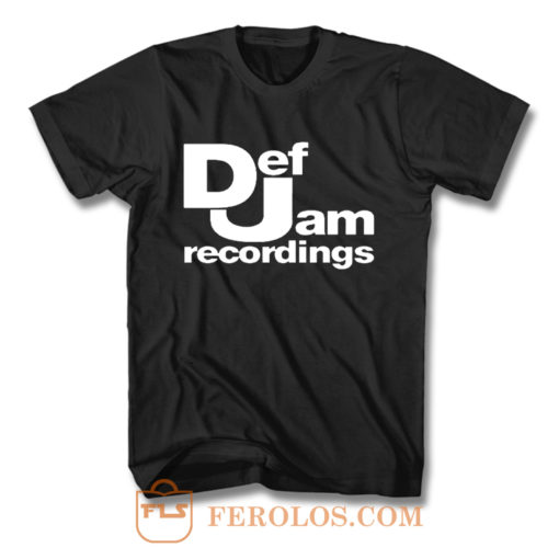 Def Jam Recordings Hip Hop Classic Music T Shirt