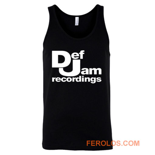 Def Jam Recordings Hip Hop Classic Music Tank Top