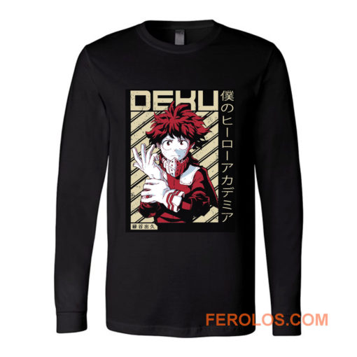 Deku Diagonal My Hero Academia Long Sleeve