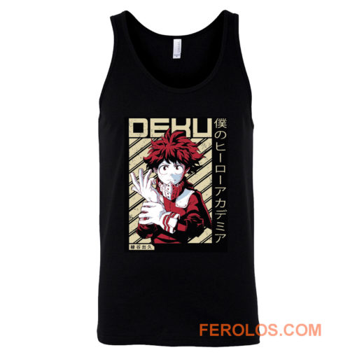 Deku Diagonal My Hero Academia Tank Top