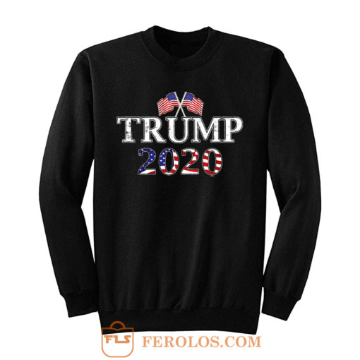 Donald Trump Election 2020 Flag Sweatshirt