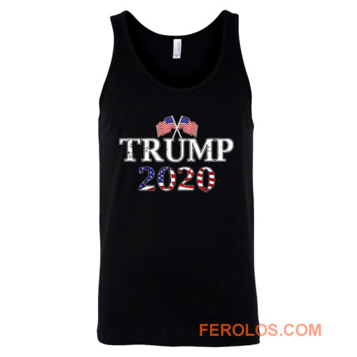 Donald Trump Election 2020 Flag Tank Top