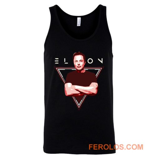 Elon Musk Space x Nerdy Tank Top