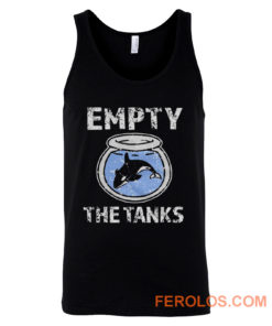 Empty the Tanks Free the Orca Whales Tank Top