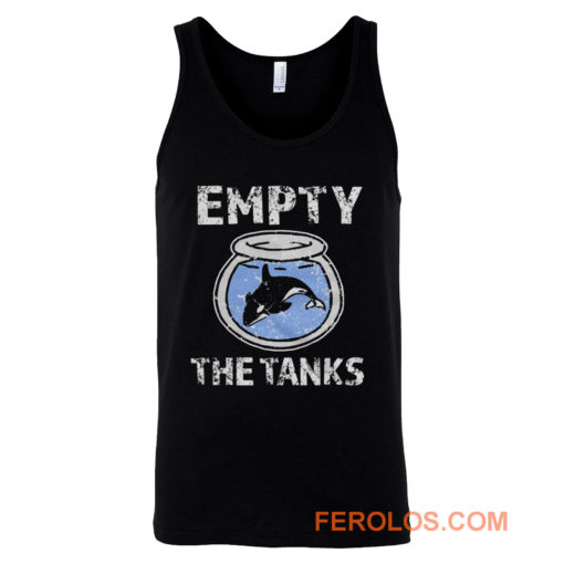 Empty the Tanks Free the Orca Whales Tank Top