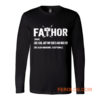 Father Thor FaThor Funny Dad Viking Long Sleeve