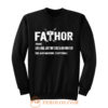 Father Thor FaThor Funny Dad Viking Sweatshirt