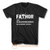 Father Thor FaThor Funny Dad Viking T Shirt