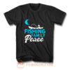 Fishing Family Peace T Shirt