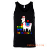 Free Mom Hugs Cute Llama LGBT Support Tank Top