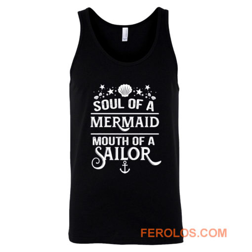 Funny Mermaid Tank Top