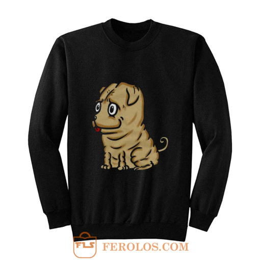 Funny Shar Pei Dog Cartoon Sweatshirt
