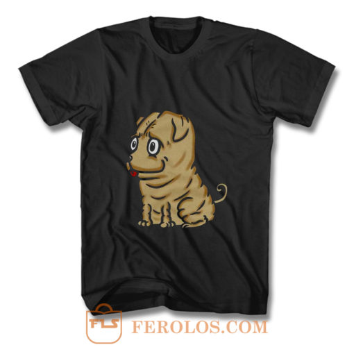 Funny Shar Pei Dog Cartoon T Shirt