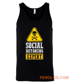 Funny Social Distancing Expert Tank Top