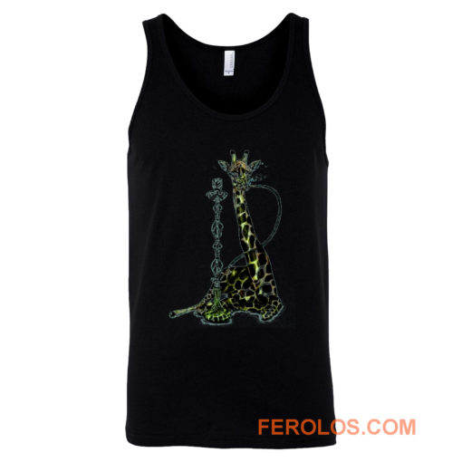 Giraffe with Hookah Tank Top