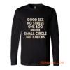 Good Sex No Stress One Boo No Ex Small Circle Big Checks Long Sleeve