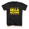 Hella Melanin Black Lives Matter Pride T Shirt